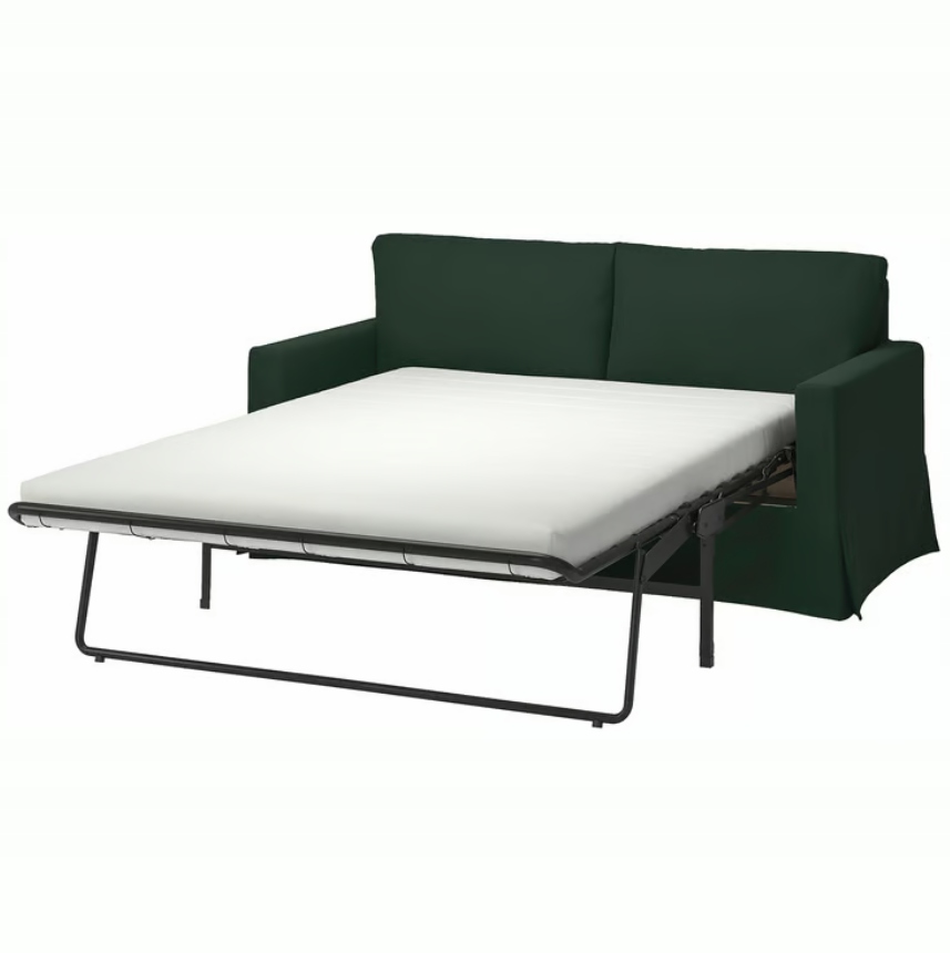 Ikea Hyltarp Pokrytie 2-miestnej rozkladacej pohovky, Tallmyra tmavozelená