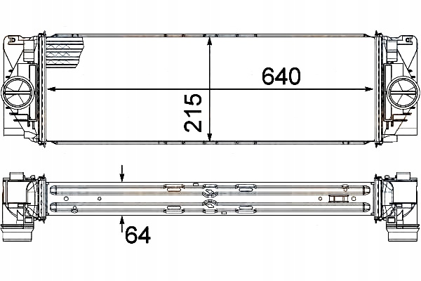 INTERCOOLER MERCEDES SPRINTER 06- HELLA Producent części Hella