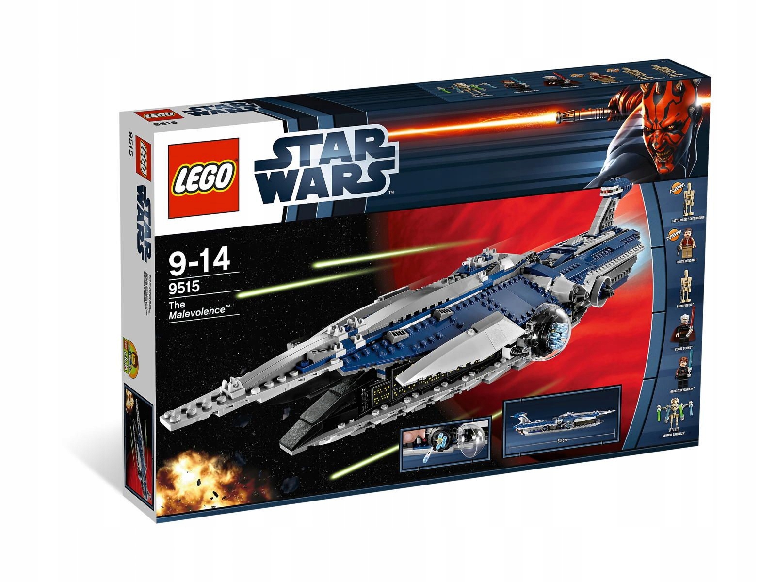Lego Star Wars 9515 Pásovec Malevolence Nové