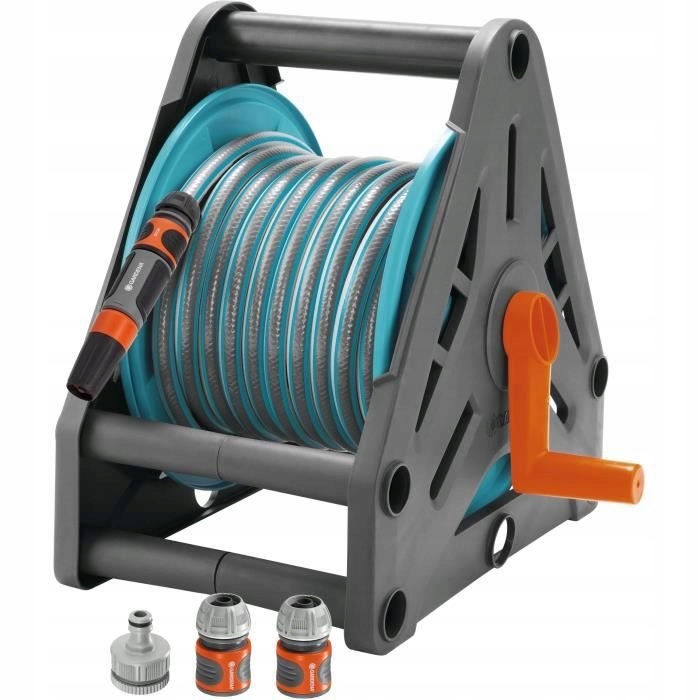 Gardena Wąż Ogrodowy 20m Stojak Zwijak Bęben Na Wąż Akcesoria