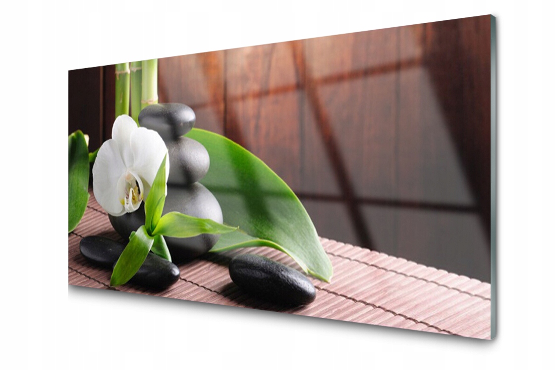 

Panel szklany dekor Kwiat Roślina 120x60 + Klej