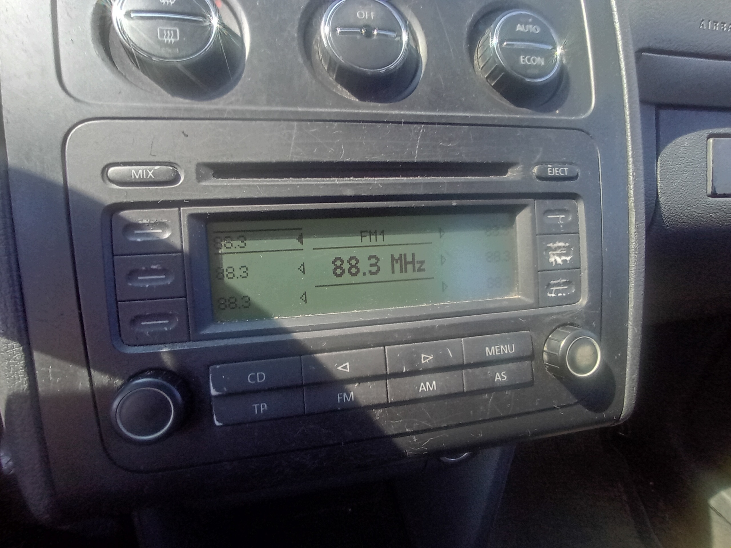RADIO original CD missing VW Touran 1 l 03-06