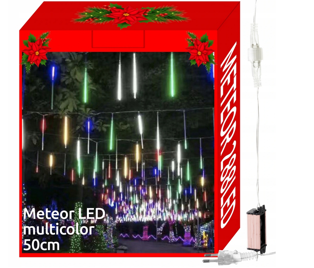 

Sople Meteory Lampki Padający Śnieg 288LED 8x 50cm