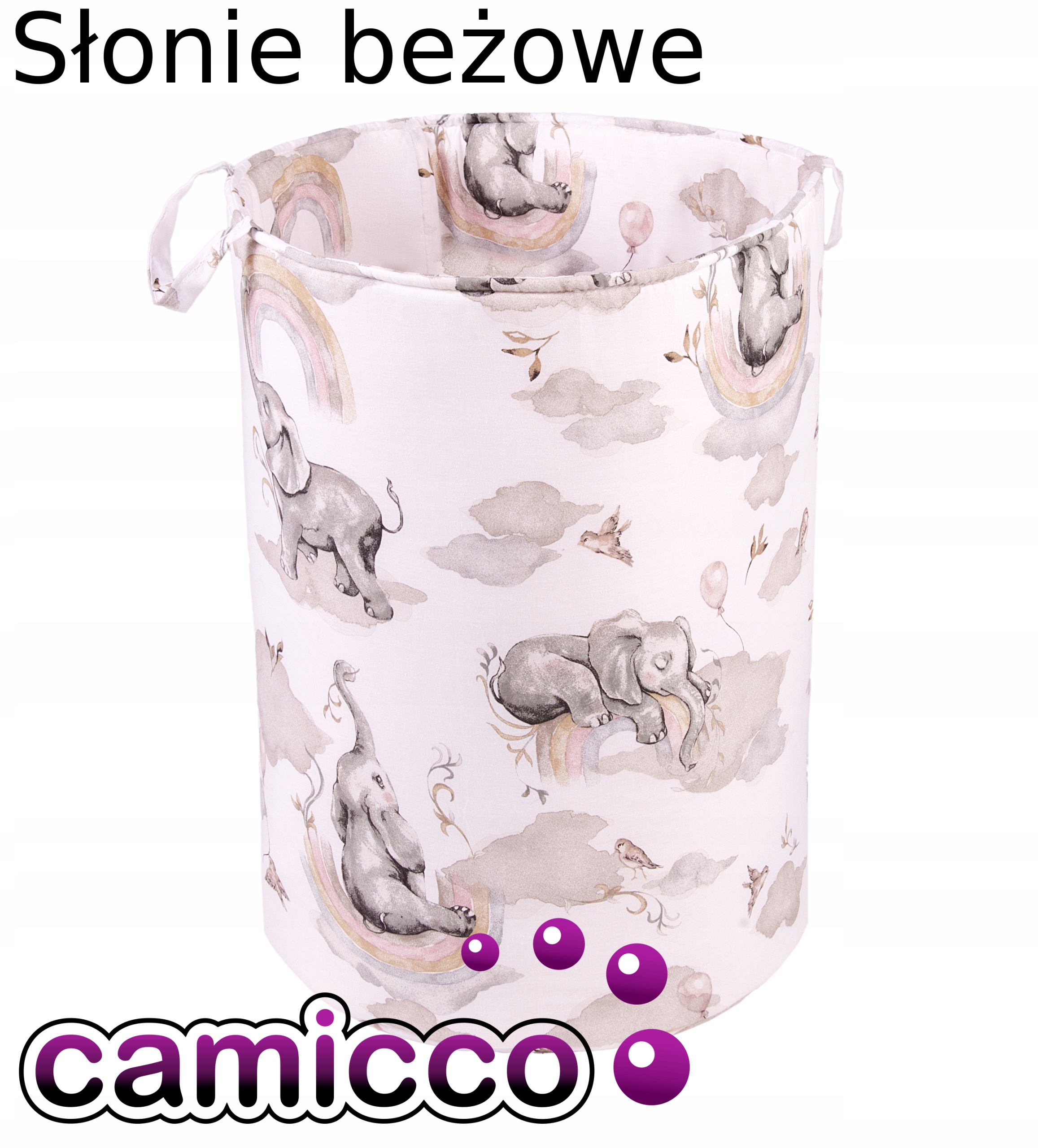 KOSZ na ZABAWKI pojemnik torba organizer PRANIE do POKOJU DZIECIĘCEGO kosze Marka Camicco