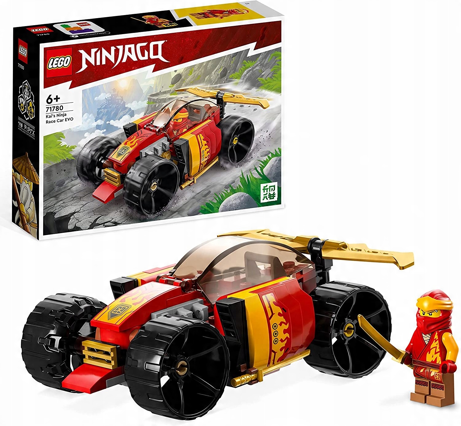 

Lego Ninja Go 71780 Pojazd Samochód Kaia Auto 6+