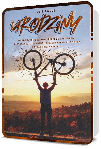 

Kartka urodzinowa dla Rowerzysty pomysłowa H2395