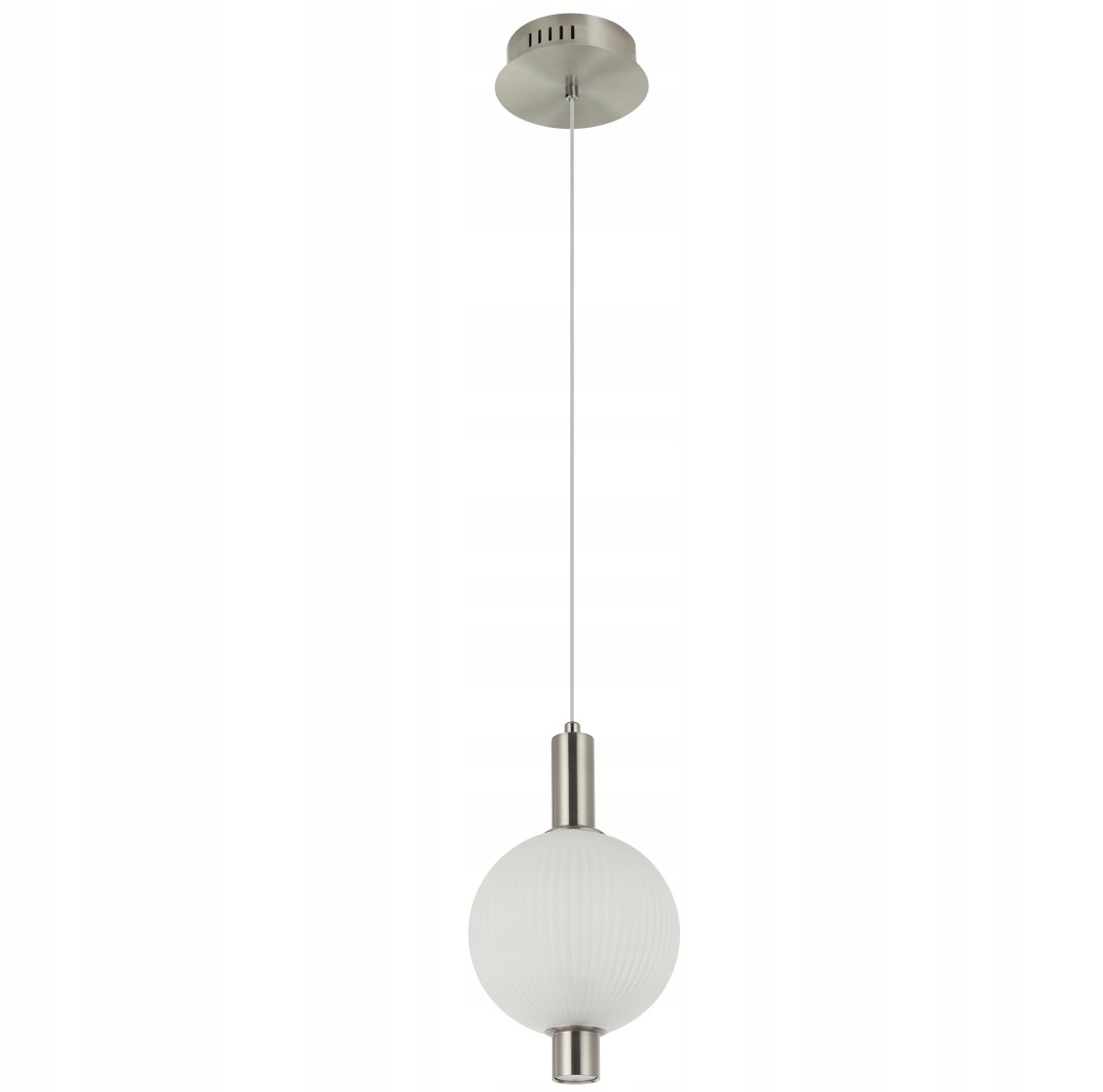 Závěsné stropní svítidlo stříbrná Led do obývacího pokoje kuchyně pokoje moderní Lenti