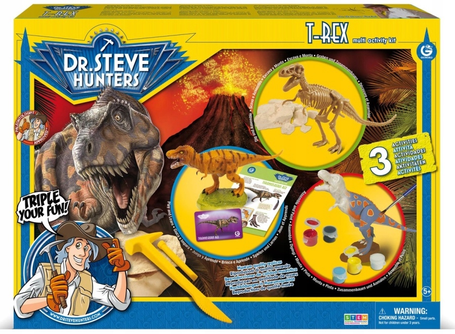 

Geoworld Wykopaliska 3 modele Tyranozaura CL1773K