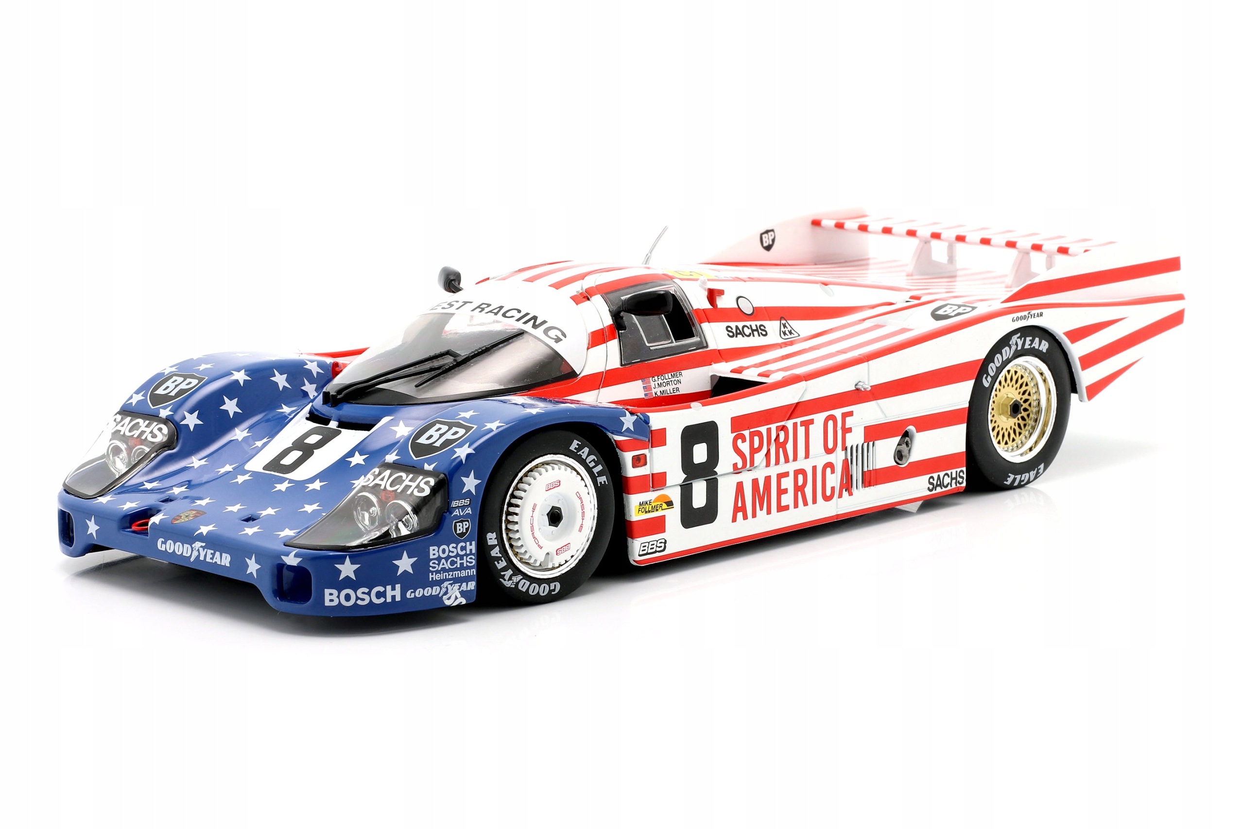 Porsche 956LH #8 3rd Le Mans 1986 Solido 1:18