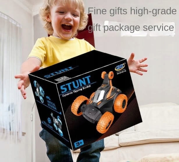 SAMOCHODZIK - KACZKA WYKONA OBRÓTKI 360 STOPNI Z OŚWIETLENIEM I DŹWIĘKAMI!