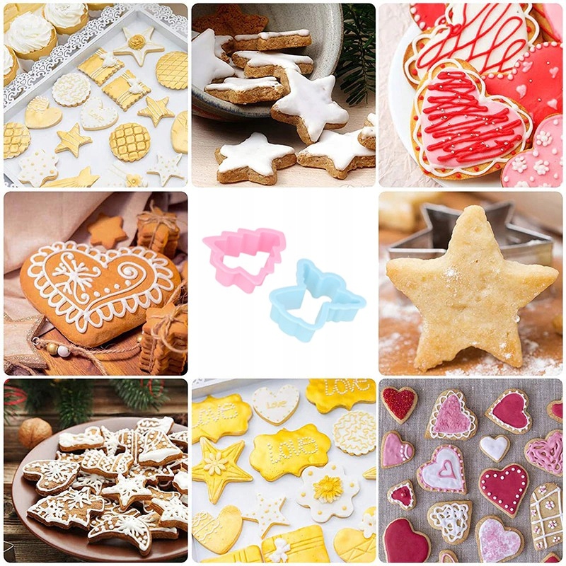 WYKRAWACZE FOREMKI CIASTEK PIERNIKÓW ŚWIĄTECZNE 12 Kod producenta FOREMKI