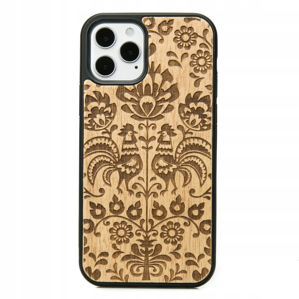 Pouzdro Bewood pro iPhone 12/12 Pro Polský Folk Aniegre