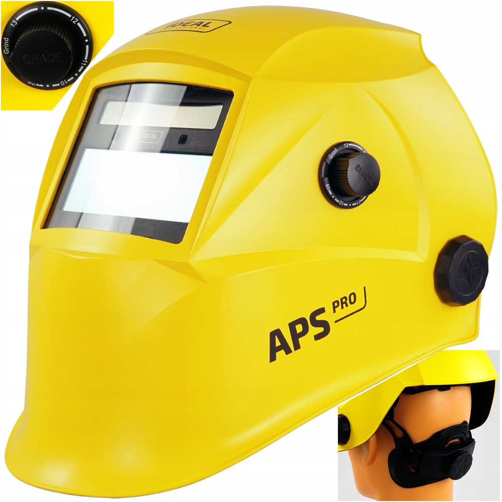 PRZYŁBICA spawalnicza IDEAL APS 510 SAMOŚCIEMNIAJĄCA MASKA LCD MIG TIG MMA