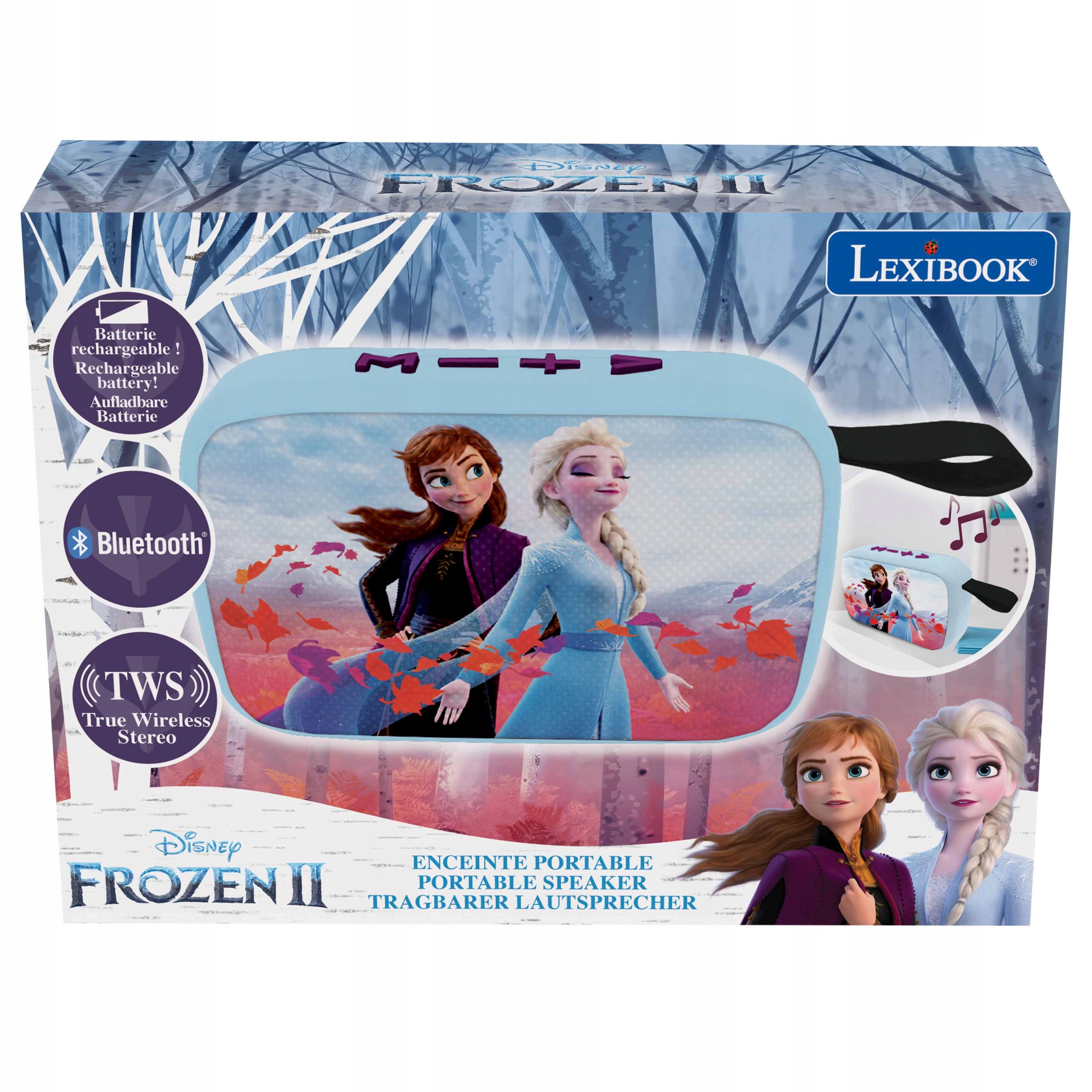 Przenośny Głośnik Z Radiem Disney Frozen Bluetooth Lexibook BT018FZ