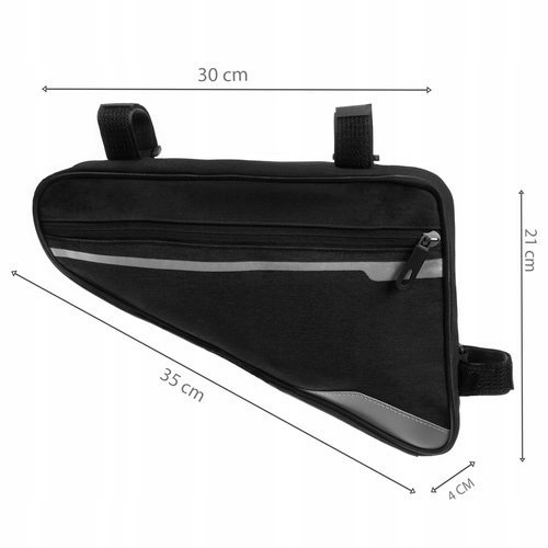 SASZETKA SAKWA TORBA ROWEROWA POD RAMĘ NA ROWER SASZETKA RZEPY TRÓJKĄTNA Stan opakowania oryginalne