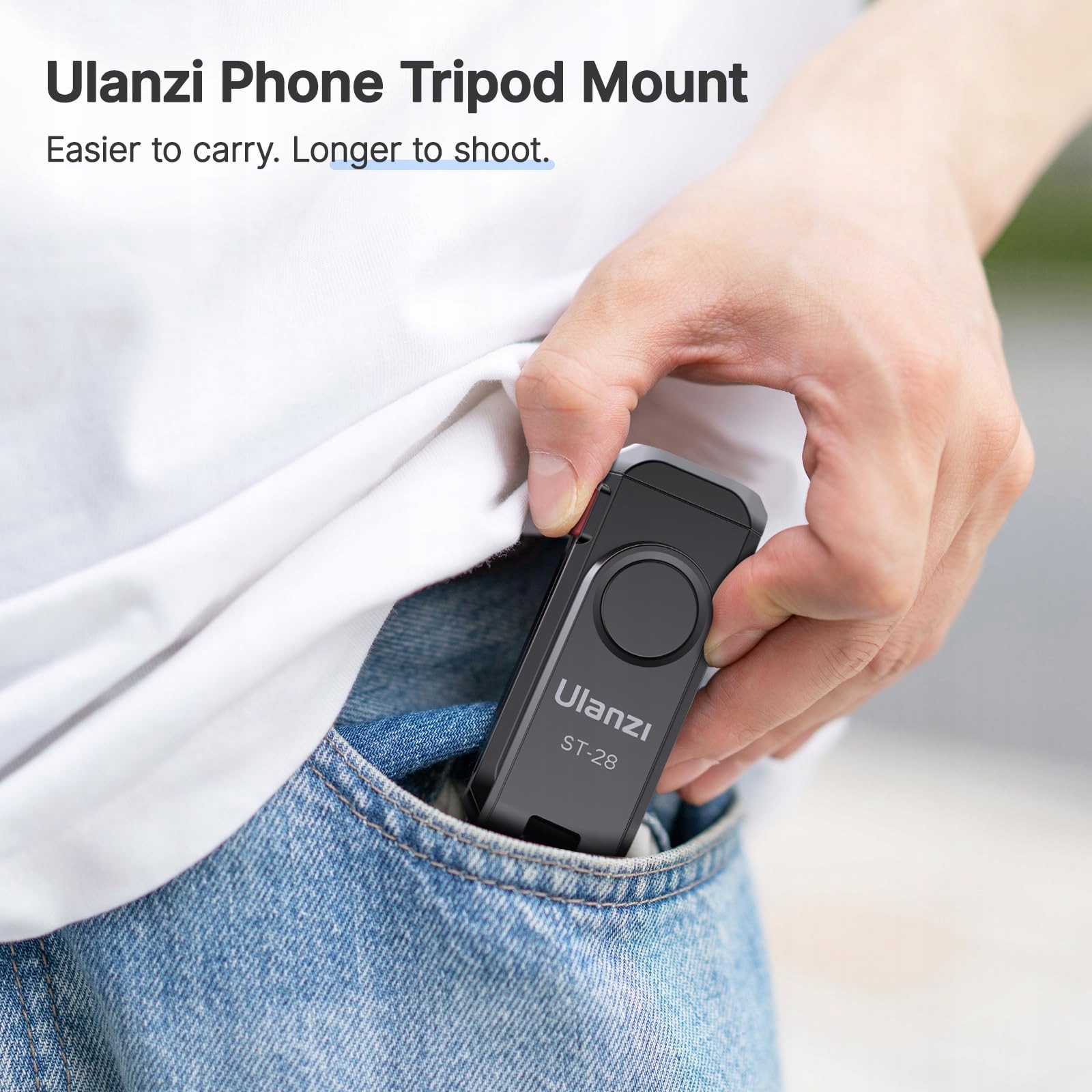 ULANZI ST-06S Uchwyt Telefonu Adapter Statyw Tripod Selfie Stick 360° 180° — miniatura 7
