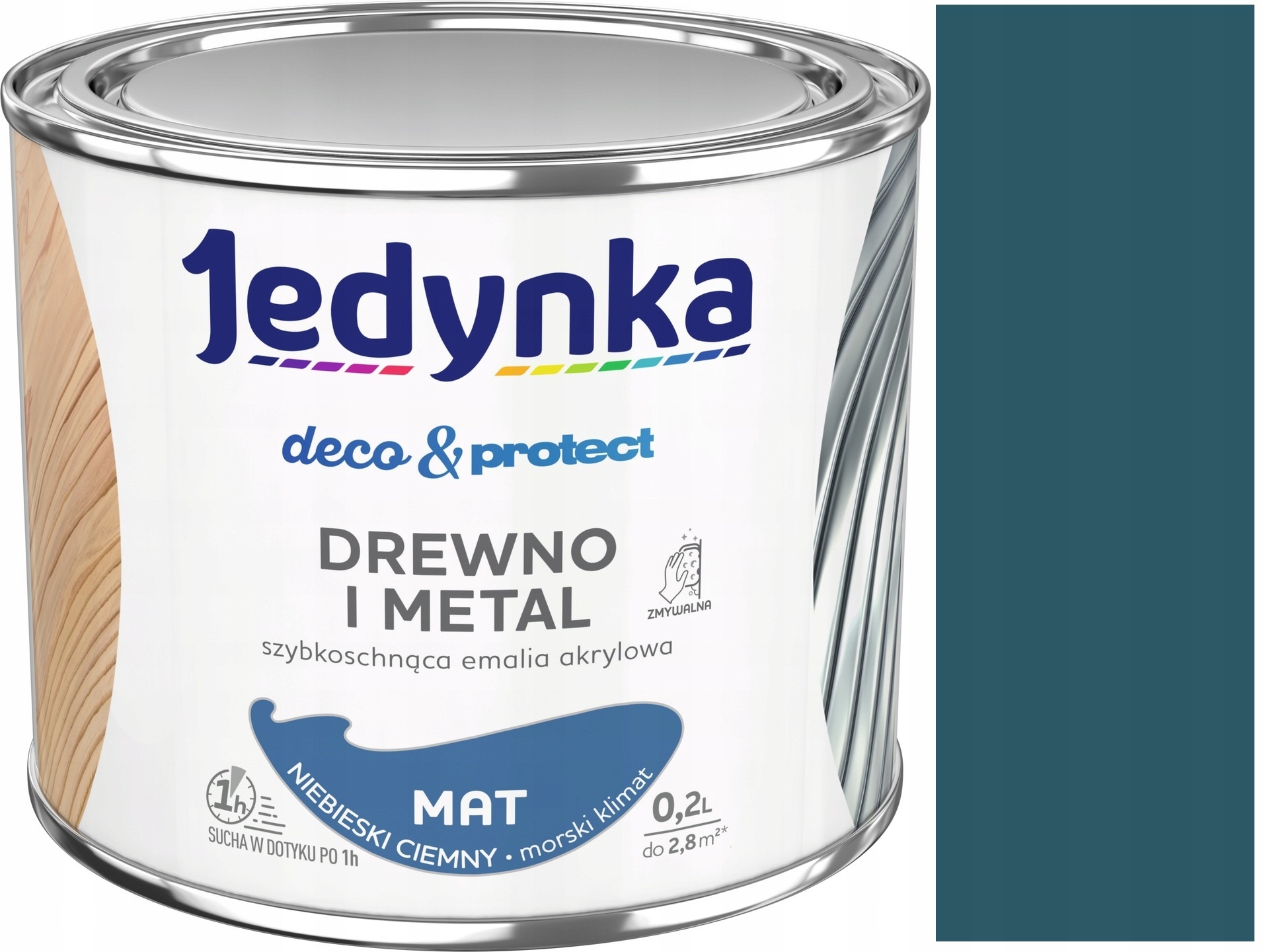 

Jedynka Deco&Protect Drewno Metal 0,2L Nieb. C