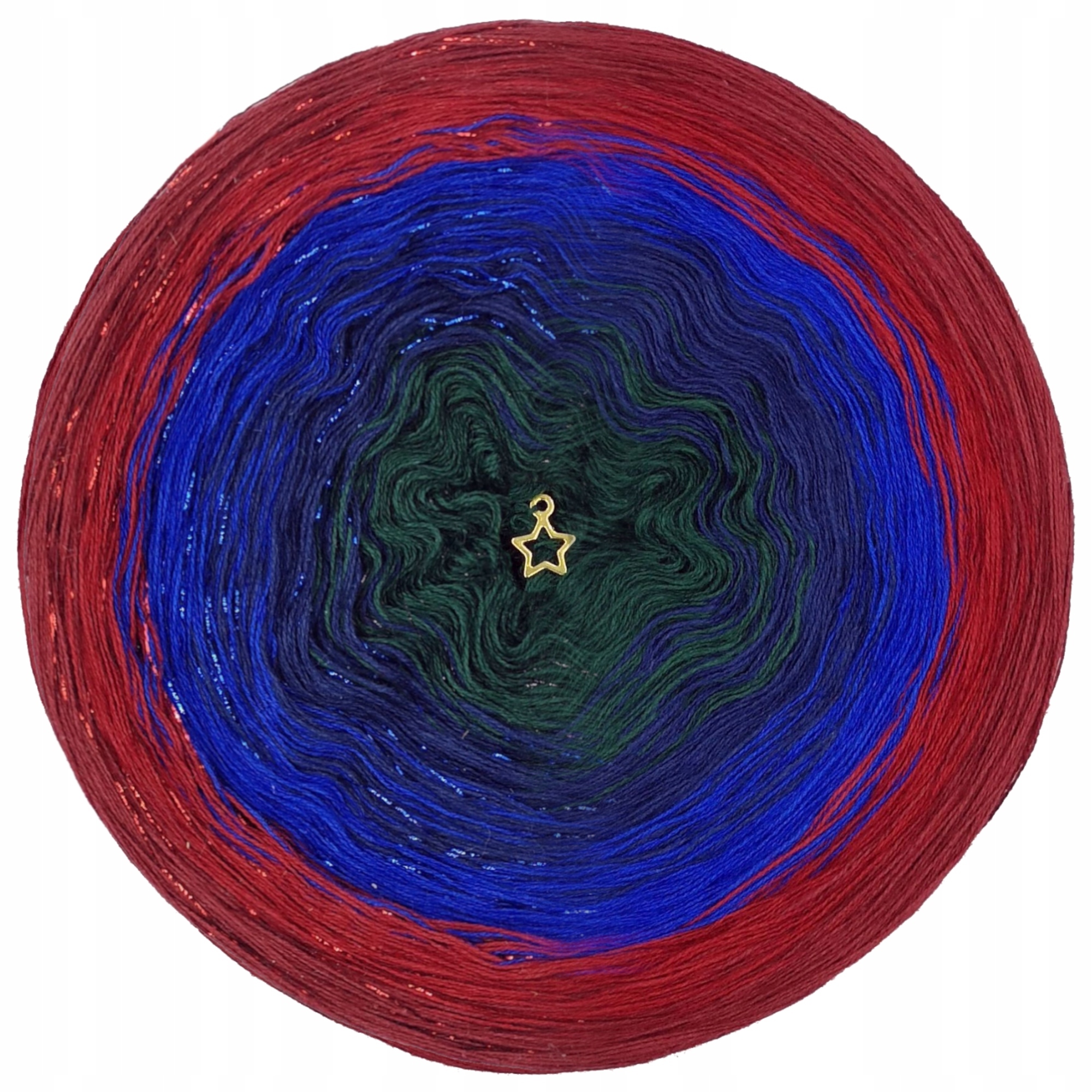 Příze bavlna akryl motůrek 3 nitě XMAS16 Lurex 1500m