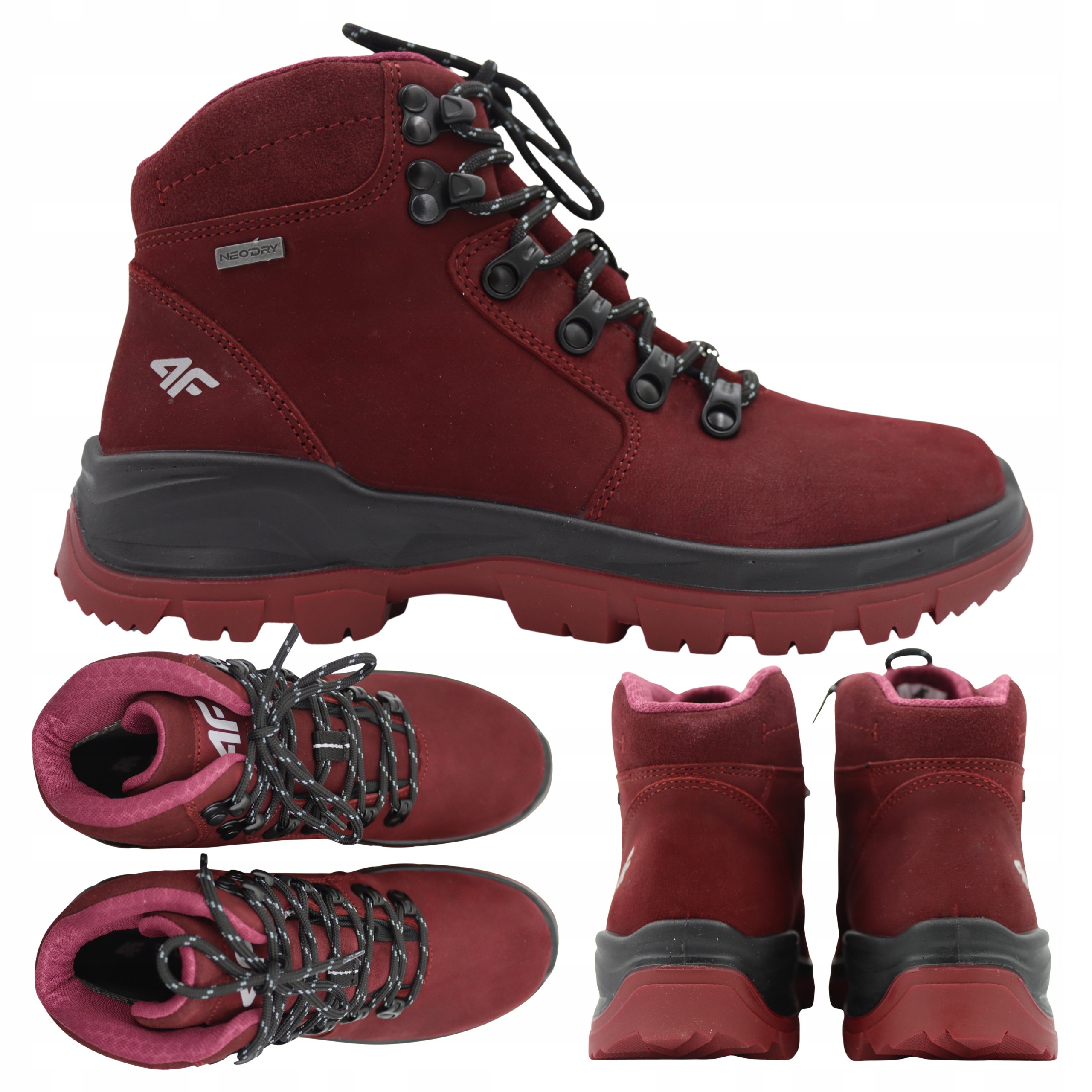 Dámská treková obuv 4F na podzim/zimu OBDH253 60. léta vel. 37, Ponožky Bonus