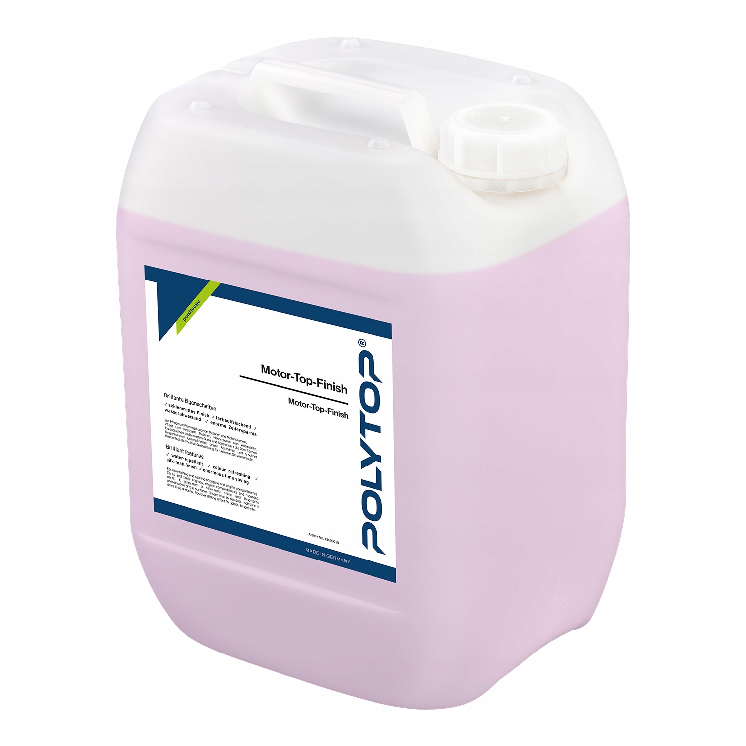 Polytop Motor Top Finish 10 l prípravok na údržbu motora a podbehov kolies