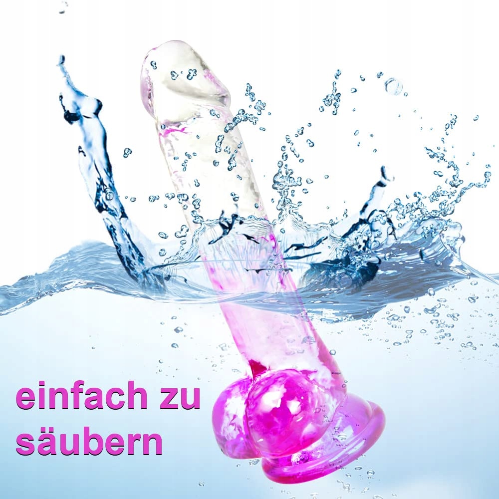 NATUR 19cm Realistyczny Dildo G-Spot Z Przyssawką Dla Kobiet i Par — miniatura 7