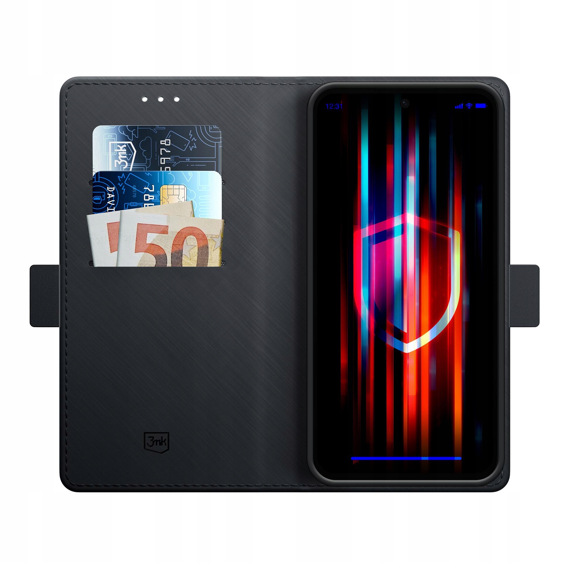 Etui 3mk Wallet Case na Samsung Galaxy S25+ czarne 3mk Protection