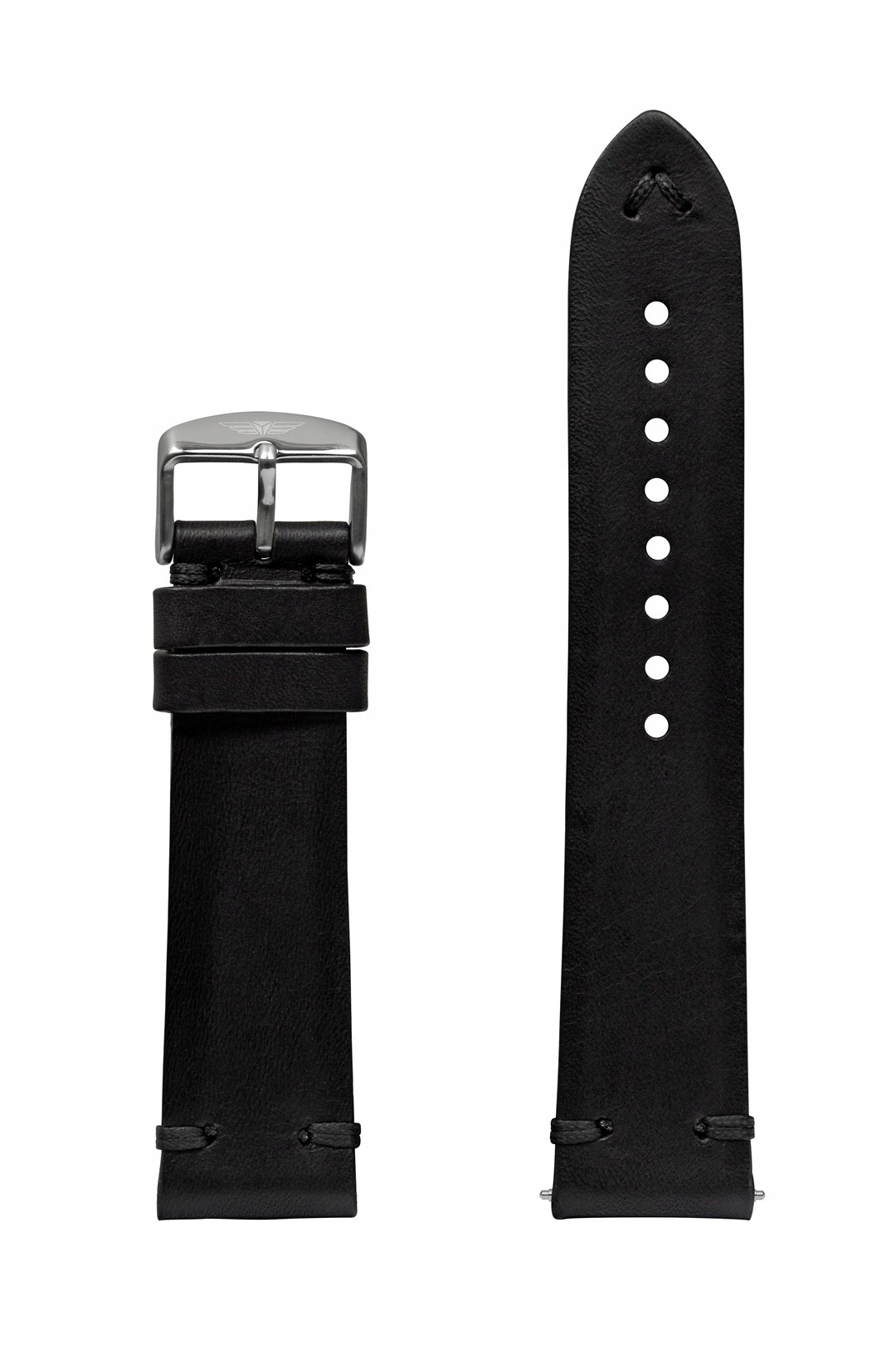 Kožený opasek Iron Annie černý 22 mm