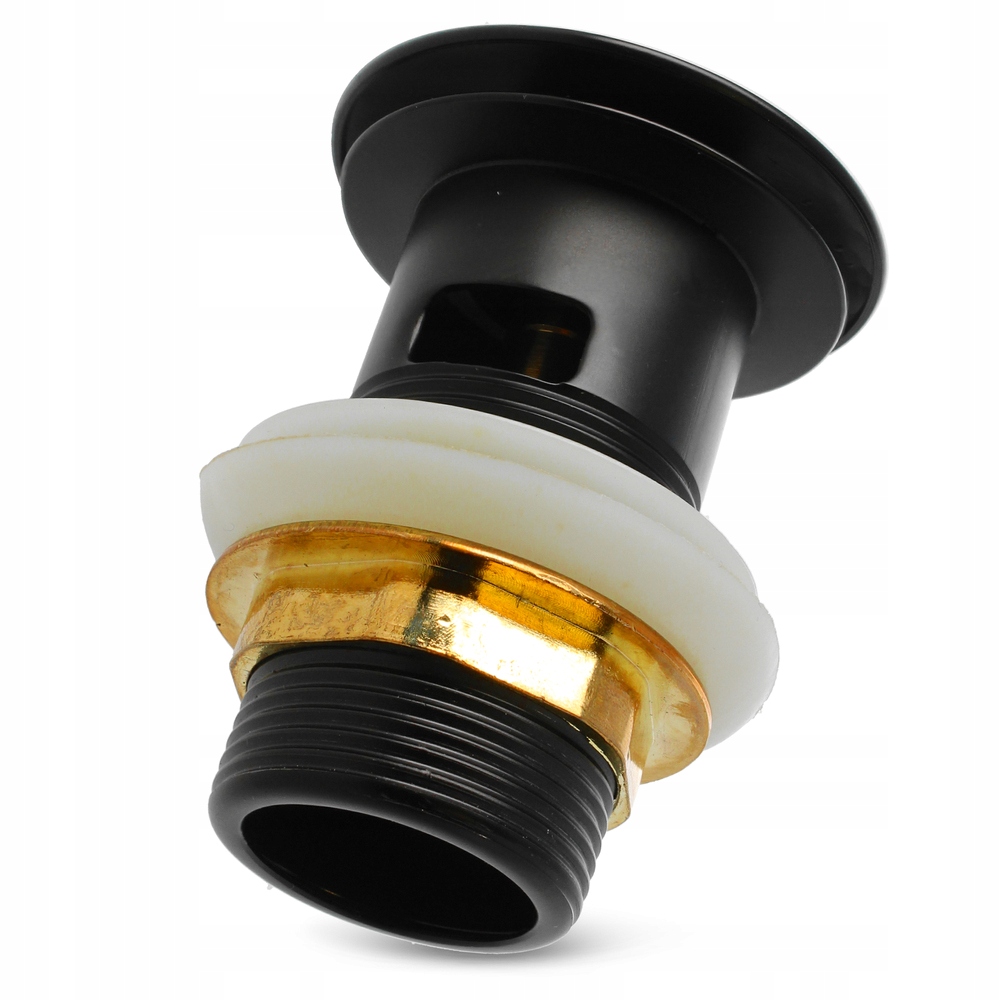 Korek z przelewem klik-klak okrągły Inter-Sano czarny Rodzaj klik-klak