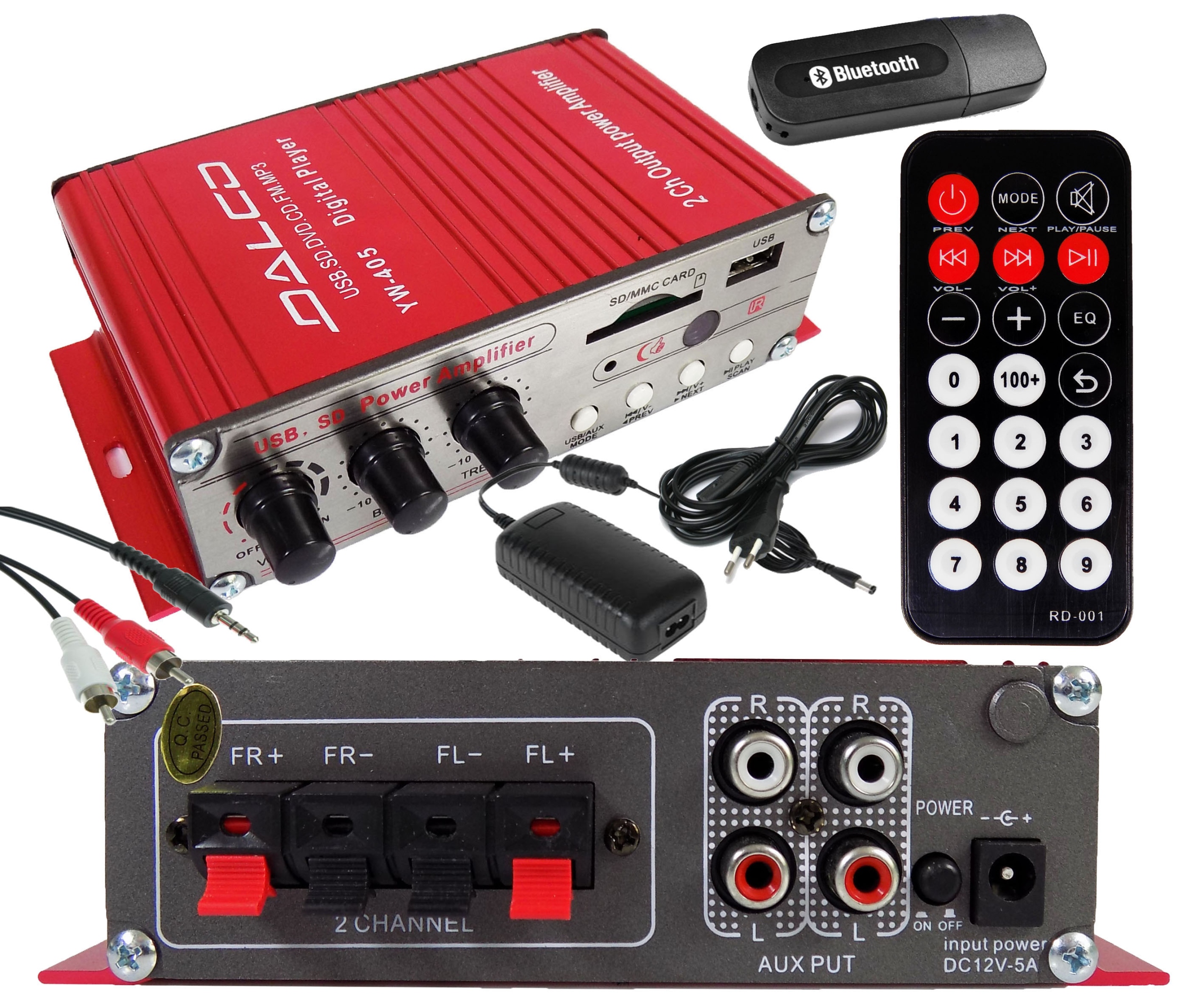 KOLUMNY GŁOŚNIKOWE 400W BLUETOOTH NAGŁOŚNIENIE Model MD43062