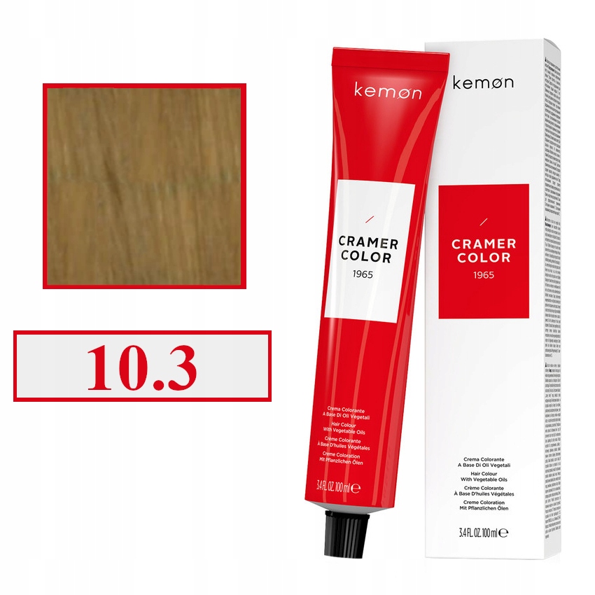 KEMON FARBA do Włosów Cramer Color 100ml -nr 10.3