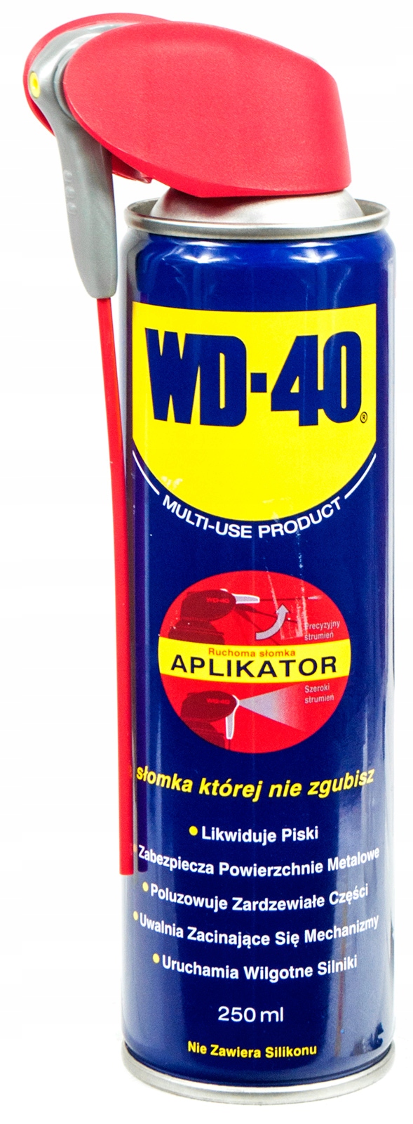 WD-40 250ml Smar Wielofunkcyjny Odrdzewiacz aplikator WD40 Olej