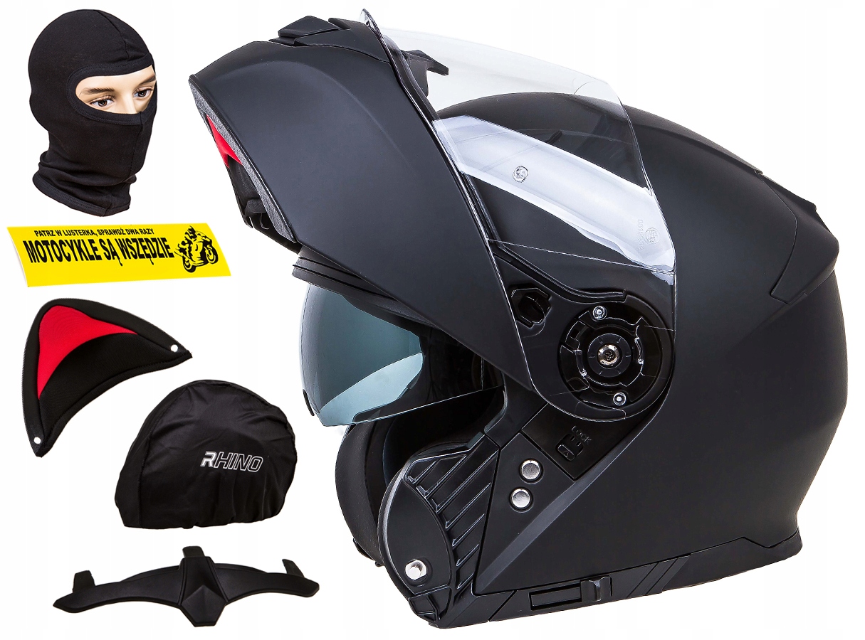 

Rhino Highway Szczękowy Kask Blokada Blenda XXL