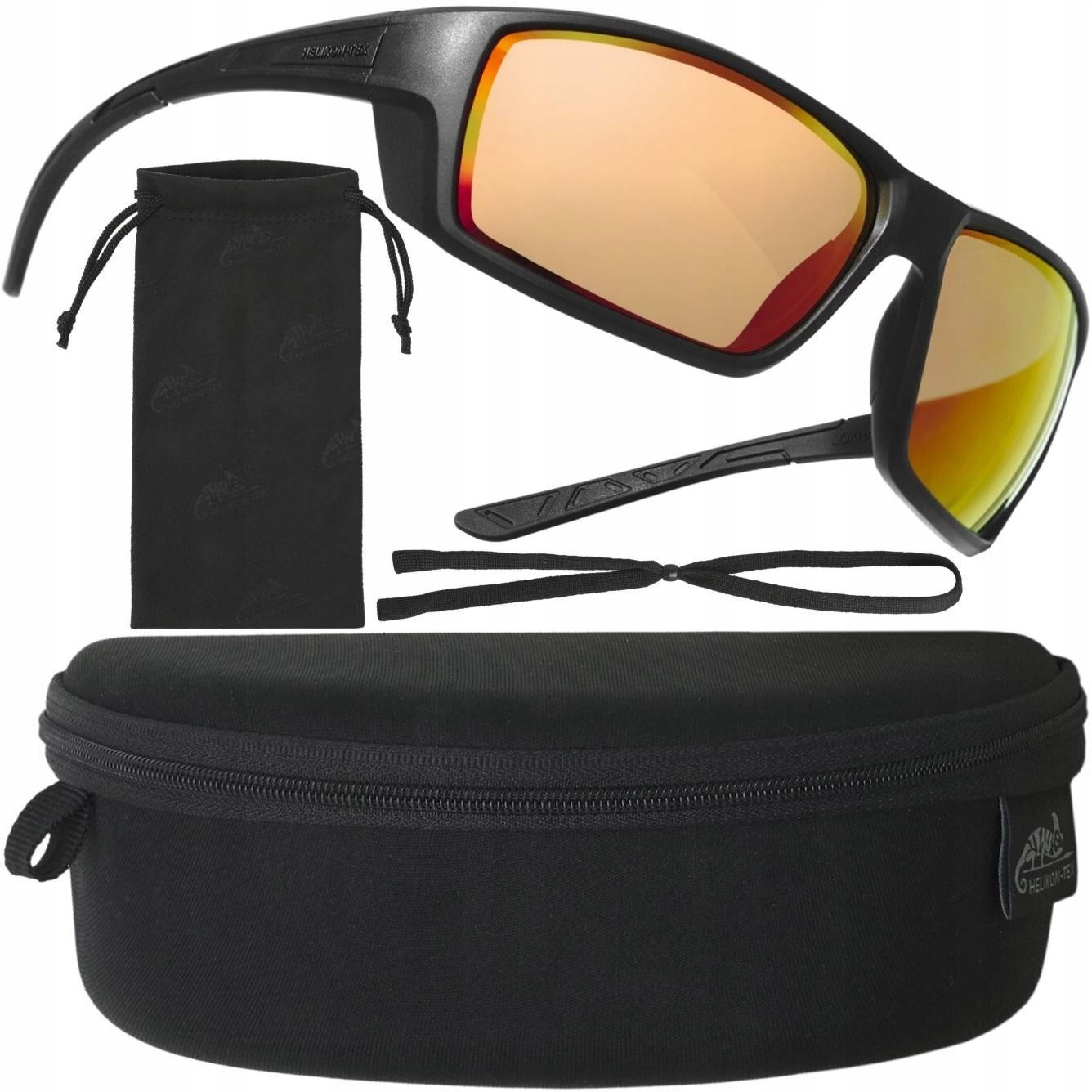 Střelecké brýle LoxRay Black/Orange Revo Helikon-tex