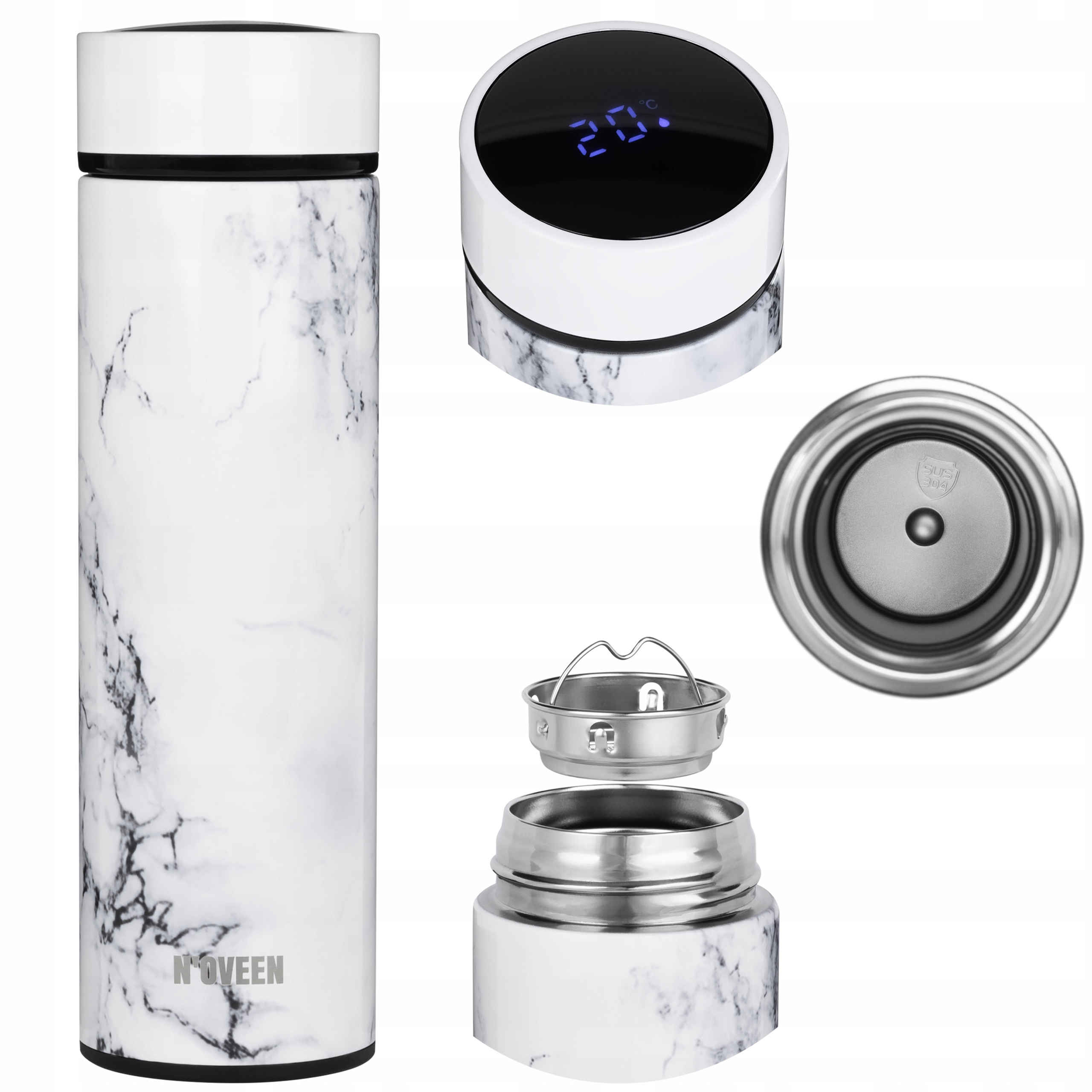 

Termos Butelka Termiczna Bidon Kubek 450ml Led