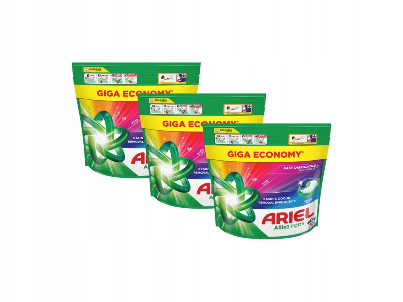 Kapsułki do prania Ariel All In 1 Pods Color 3 x 70 szt.