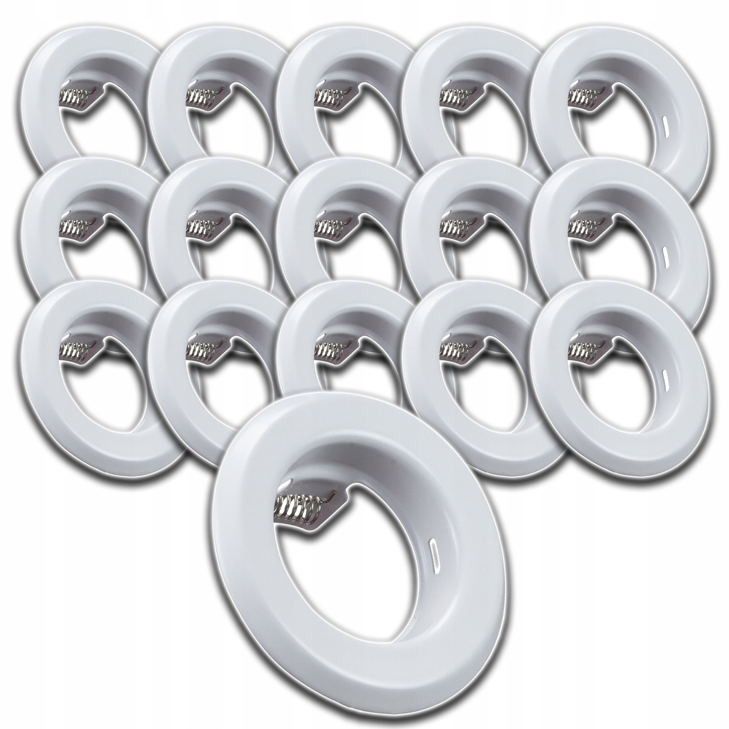 16xALUMINIOVÉ Stropní Svítidlo Halogen Kulaté Očko Na Strop Bílé