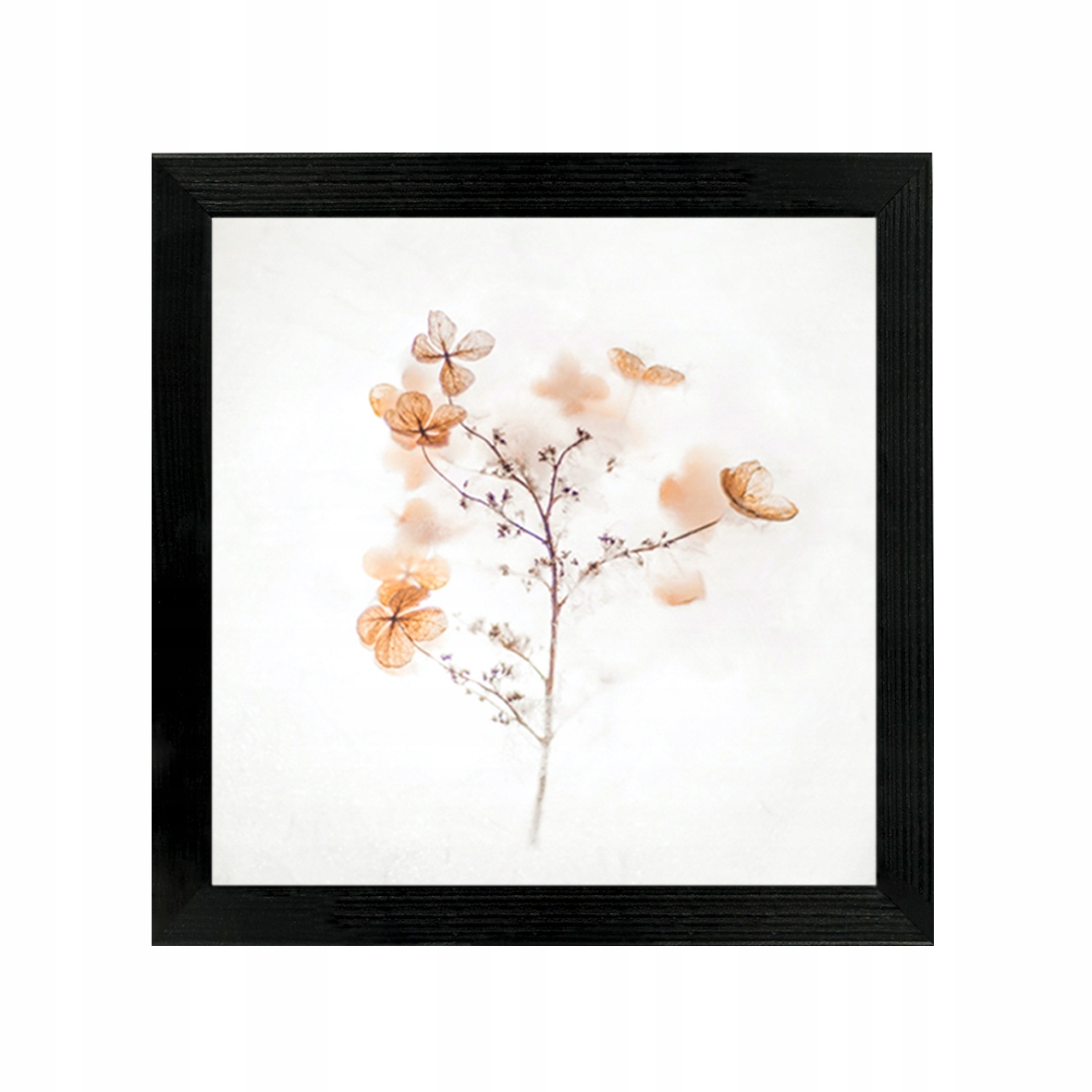 

Foto ramka na zdjęcie Sosna Drewno 50x50 Czarny