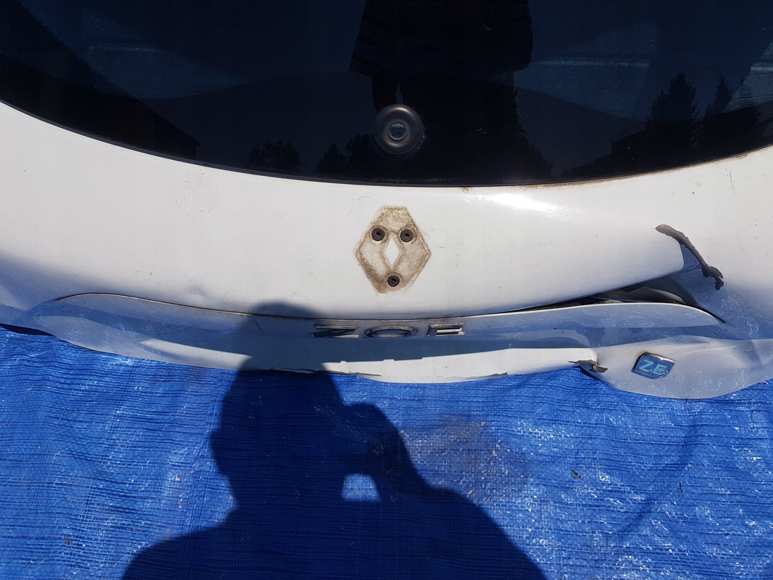 trunk door boot window rear rear part RENAULT ZOE II