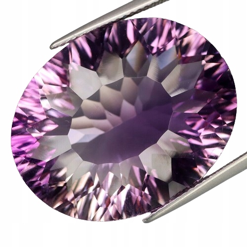ametyst 31,95 ct 25,35 mm x 20,30 mm certifikát