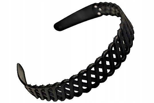 

Opaska Klasyczna Czarna Ażurowa