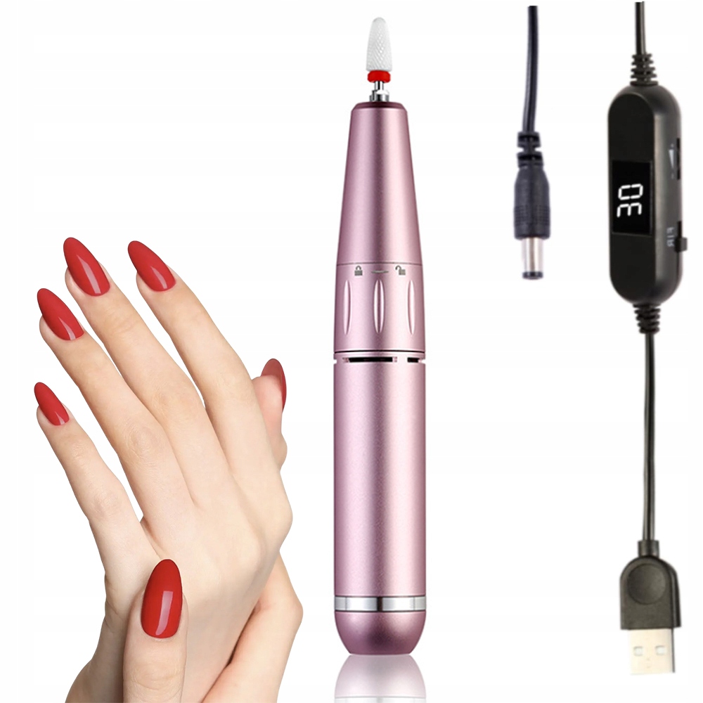 Bruska Vrtačka Na Nehty Manikúra Profesionální Elektrická Pen