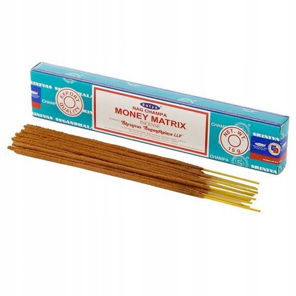 

Naturalne kadzidełka Money Matrix Incense 15g