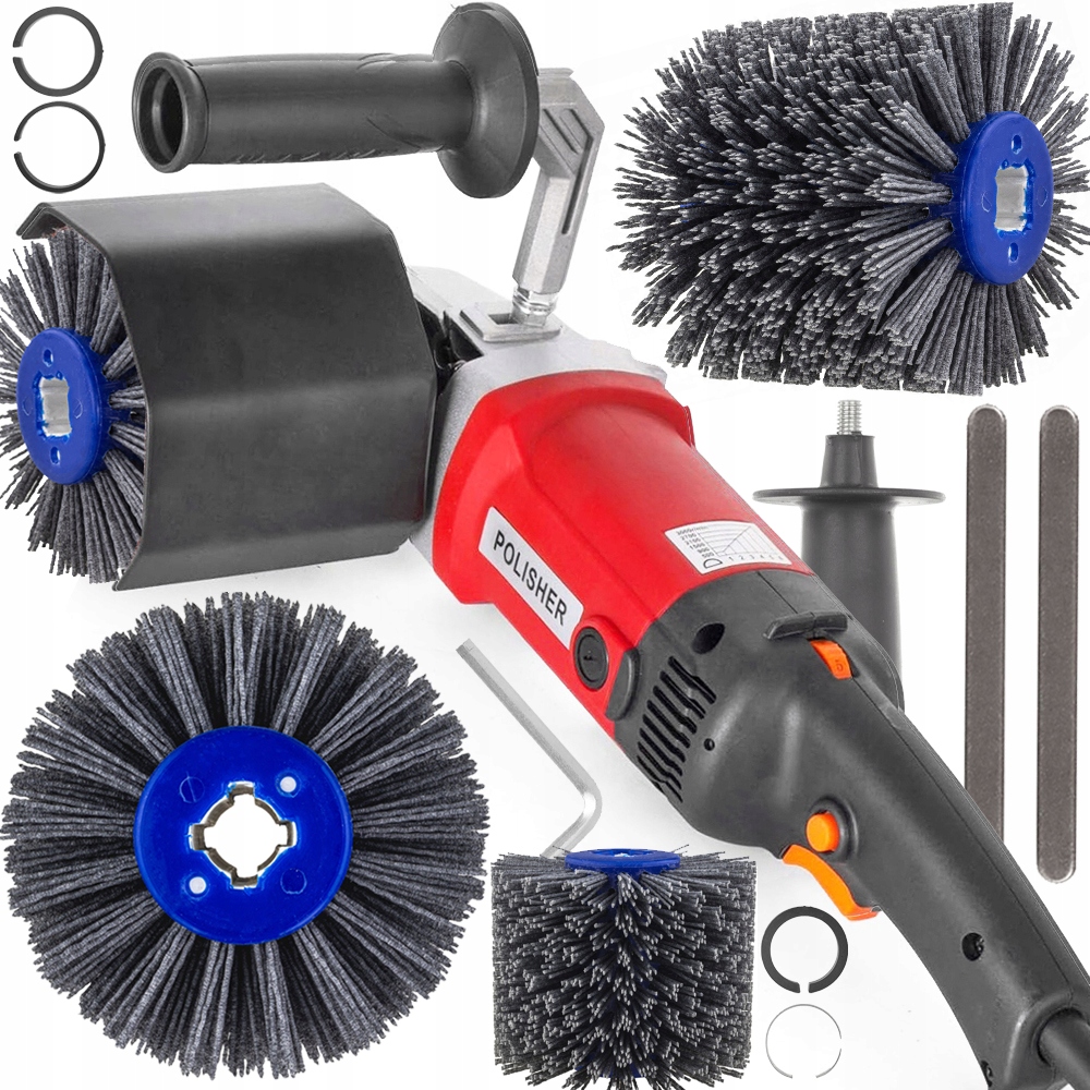 Przystawka Do Szlifierki na szlifierkę Satyniarka Szczotka Nylonowa P80