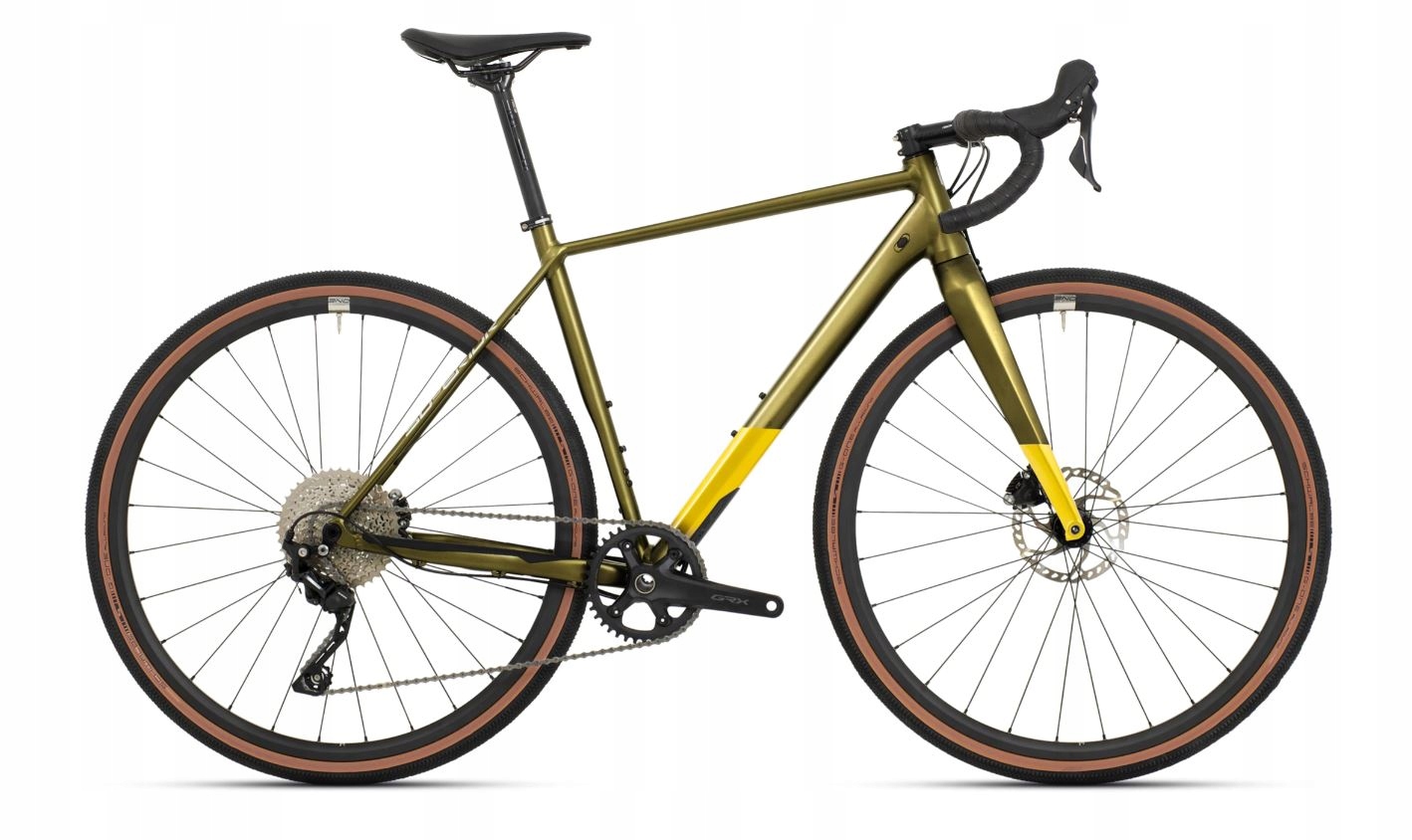Rower gravel Superior X-road Comp Gr rama 54 cm M 2024 Grx Olive Chrome