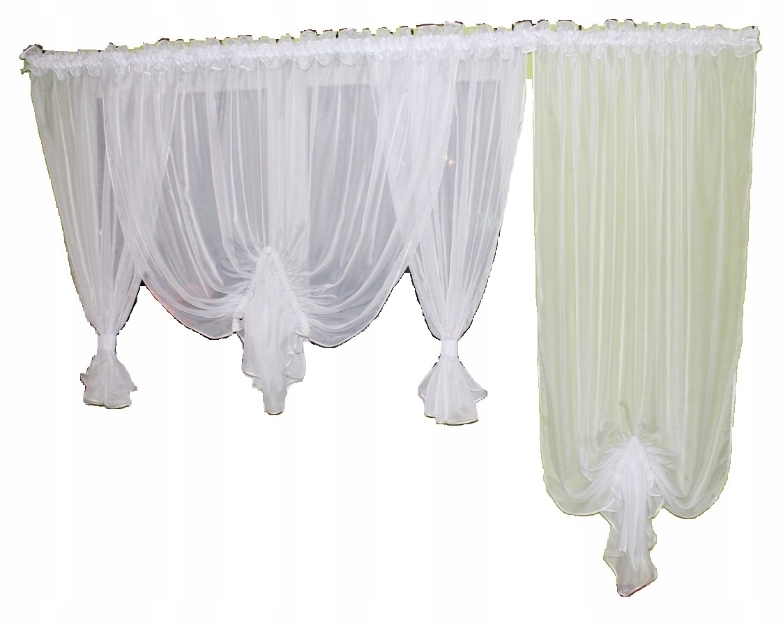 Firank Балкон BAUBLE БЕЛАЯ 600/220 Шторы KRESZ