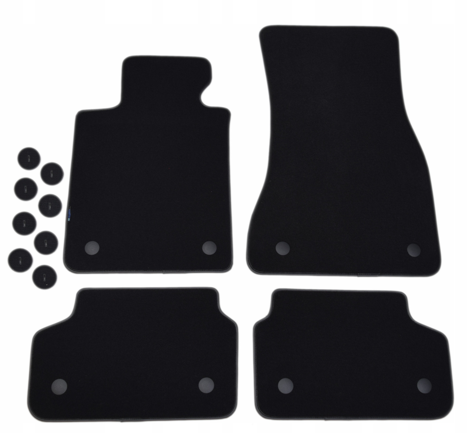 Коврики БРИЛЛИАНТ +czarna КАЙМА BMW Серия 5 G30 от 17r. G31 от 17+ ЛИПУЧКИ