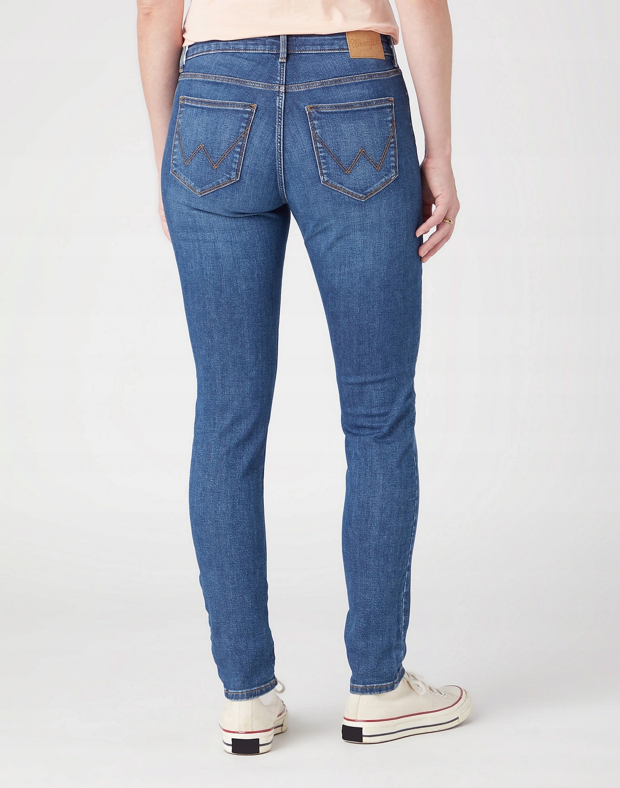 Dámské úzké nohavice kalhoty Wrangler Skinny Hypnotic W28KCL43H 34/32