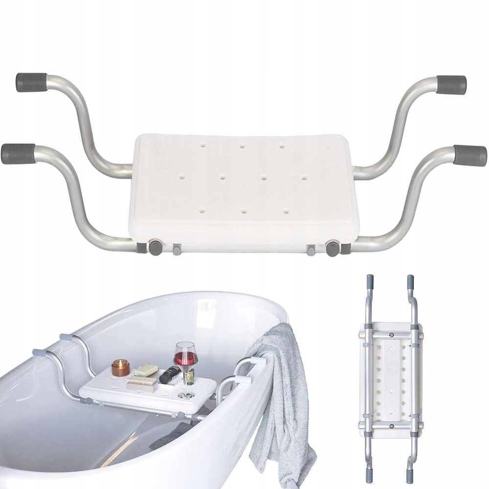 Ławka Wgłębna Do Wanny Ławeczka Wannowa Łatwa Do Czyszczenia Nośność 136 Kg