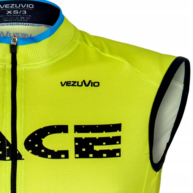 Koszulka bez rękawów Vezuvio Race Fluo rozmiar XXL EAN (GTIN) 5905443032845