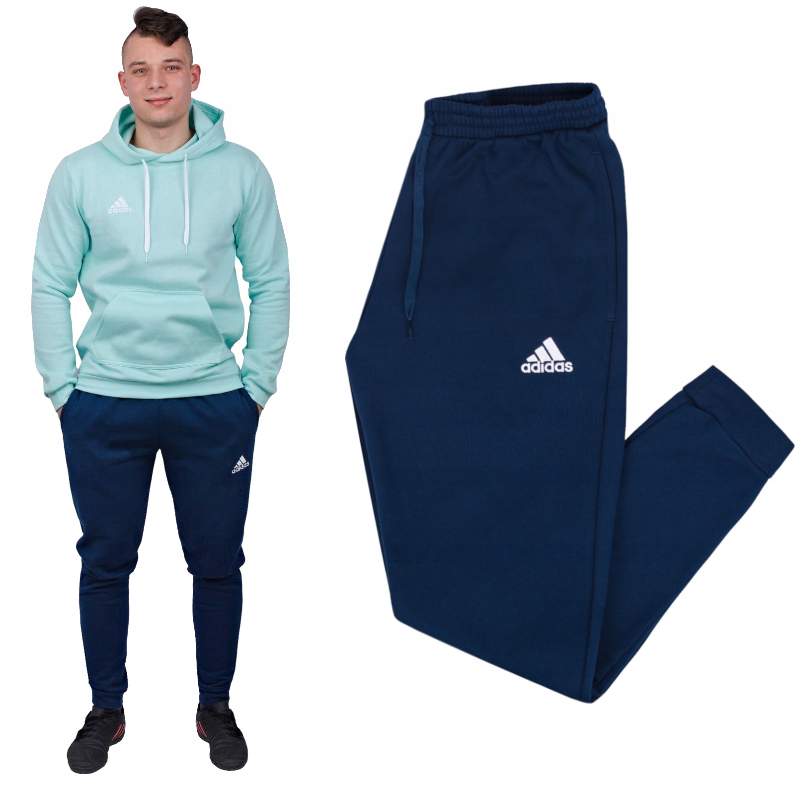 

Męskie Spodnie Dresowe Adidas Bawełniane L